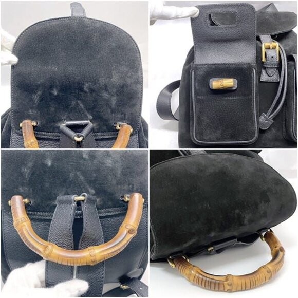 Gucci Backpack Black Bamboo 003 2058 0016 main image 9
